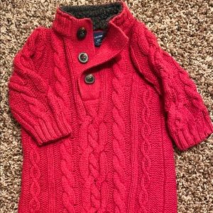 Gap knitted holiday romper